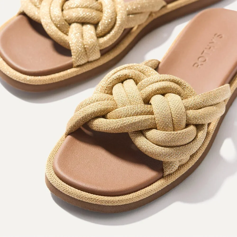 Rothy's Summer Sandal Golden Sun - Women's Size 6, EU 36 - Picture 2 of 6